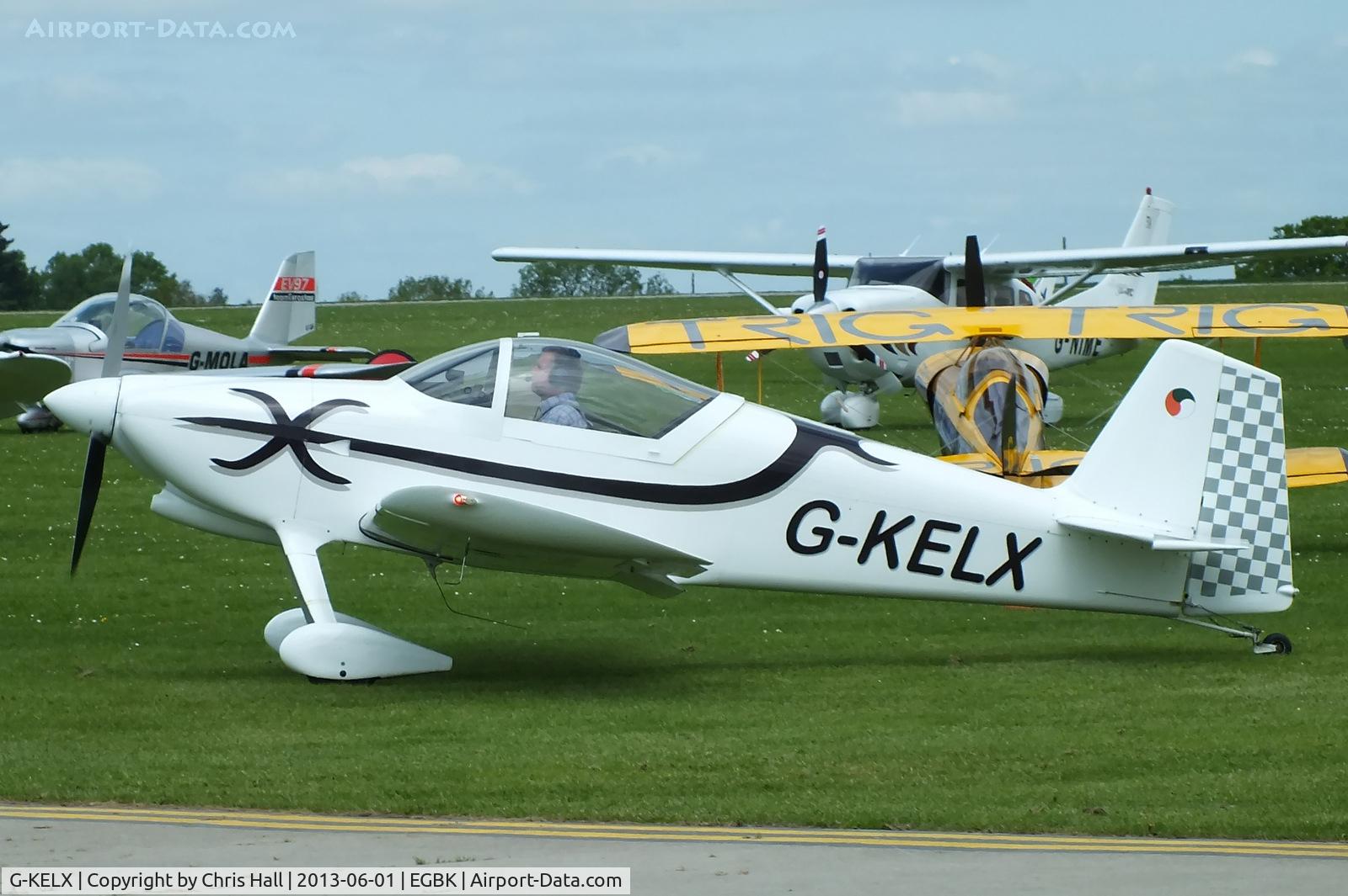 G-KELX, 2007 Vans RV-6 C/N PFA 181-12305, at AeroExpo 2013
