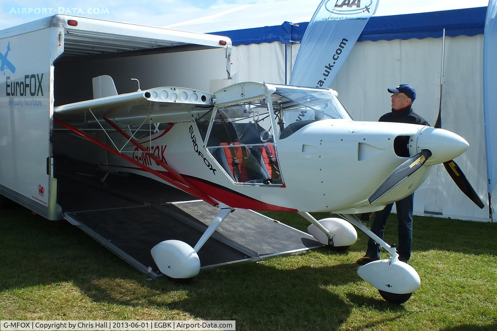 G-MFOX, 2012 Aeropro Eurofox 912(1) C/N BMAA/HB/630, at AeroExpo 2013