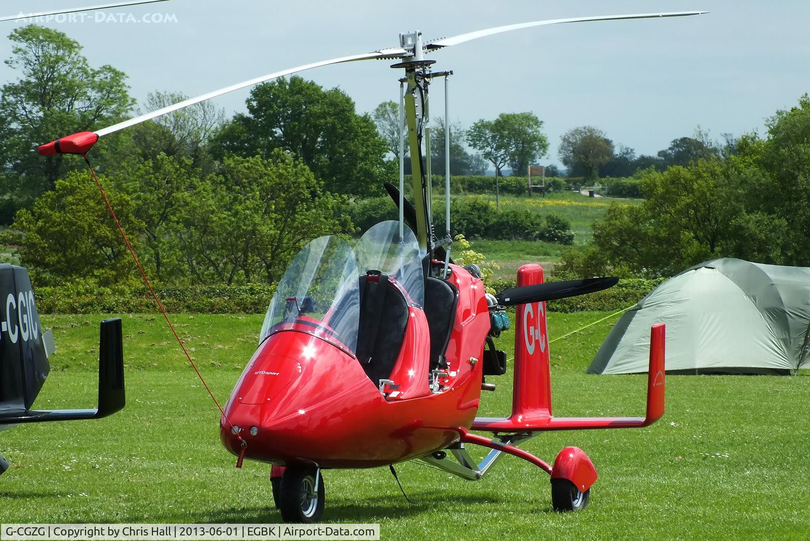 G-CGZG, 2011 Rotorsport UK MTOsport C/N RSUK/MTOS/041, at AeroExpo 2013