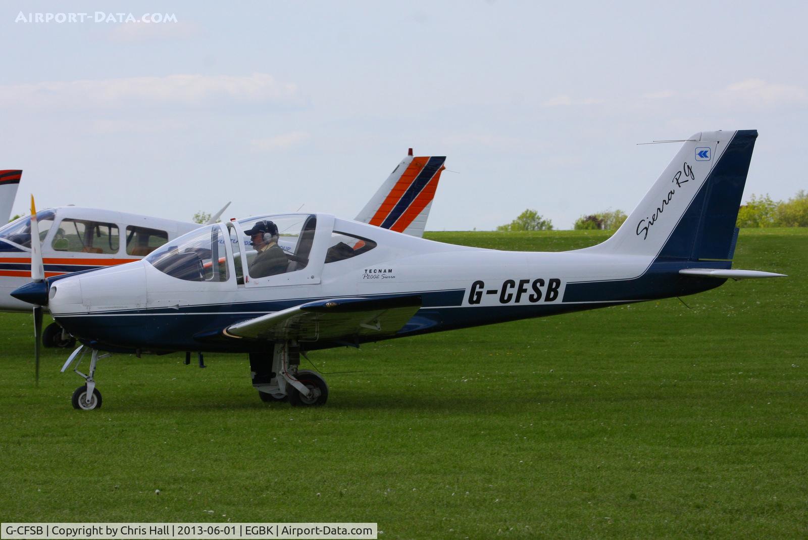 G-CFSB, 2008 Tecnam P-2002RG Sierra C/N LAA 333A-14864, at AeroExpo 2013