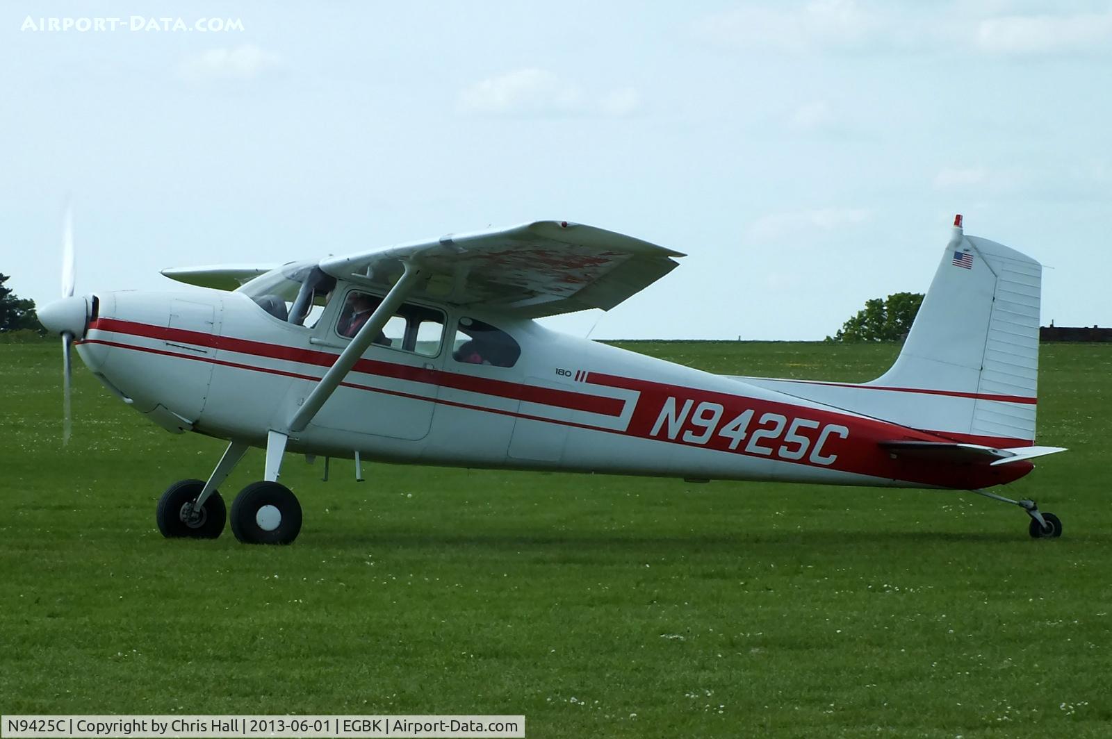 N9425C, 1955 Cessna 180 C/N 31823, at AeroExpo 2013