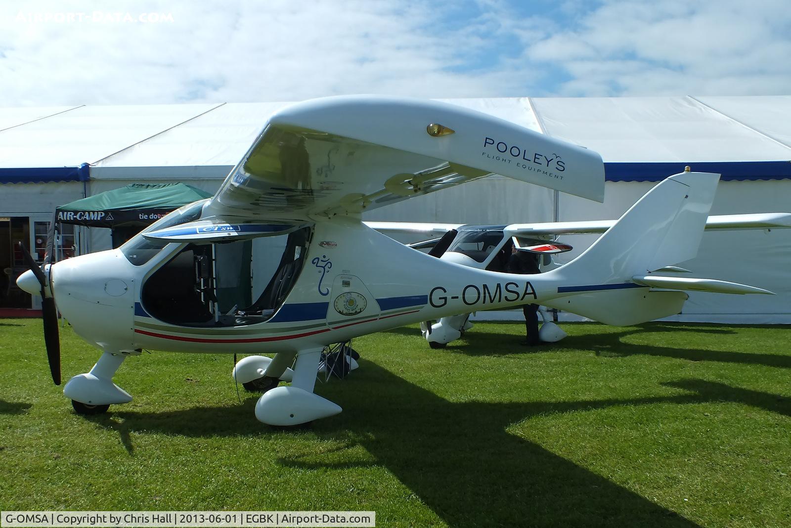 G-OMSA, 2009 Flight Design CTSW C/N 8501, at AeroExpo 2013