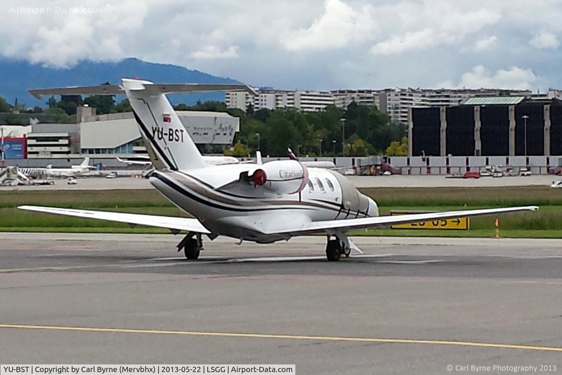 YU-BST, 1993 Cessna 525 CitationJet CJ1 C/N 525-0022, Taken from the RUAG car park.