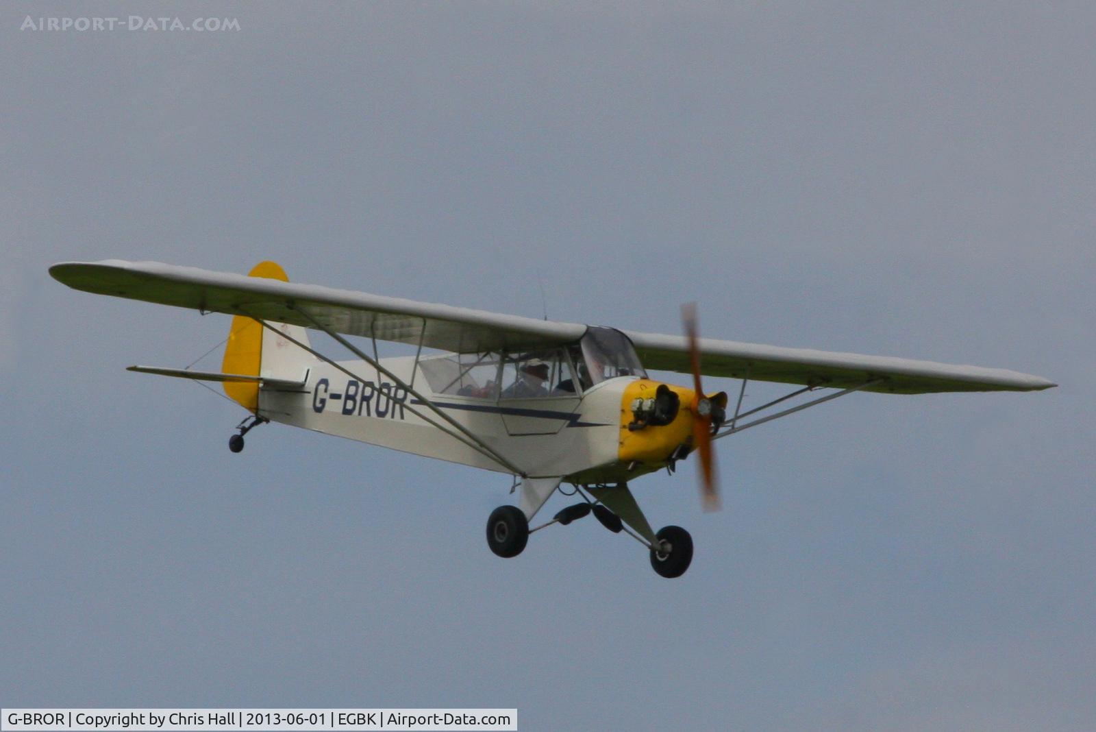 G-BROR, 1943 Piper L-4H Grasshopper (J3C-65D) C/N 10885, at AeroExpo 2013