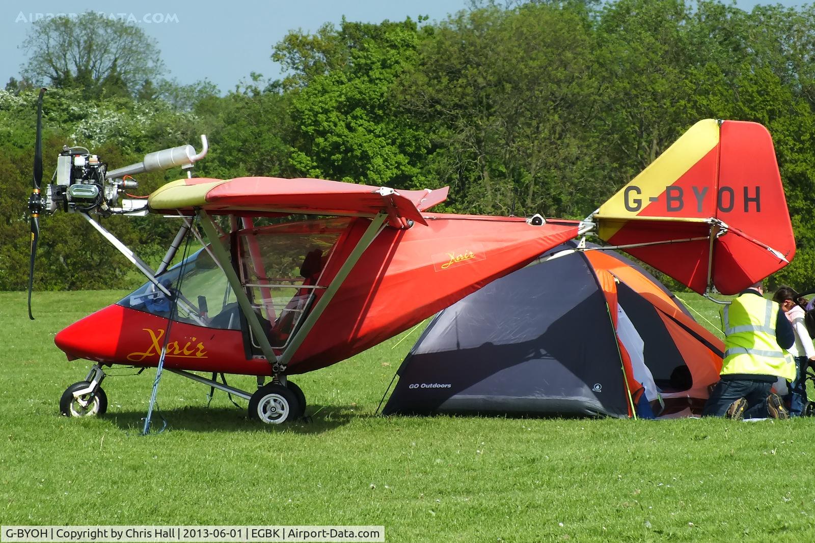 G-BYOH, 1999 X'Air 582(2) C/N BMAA/HB/101, at AeroExpo 2013
