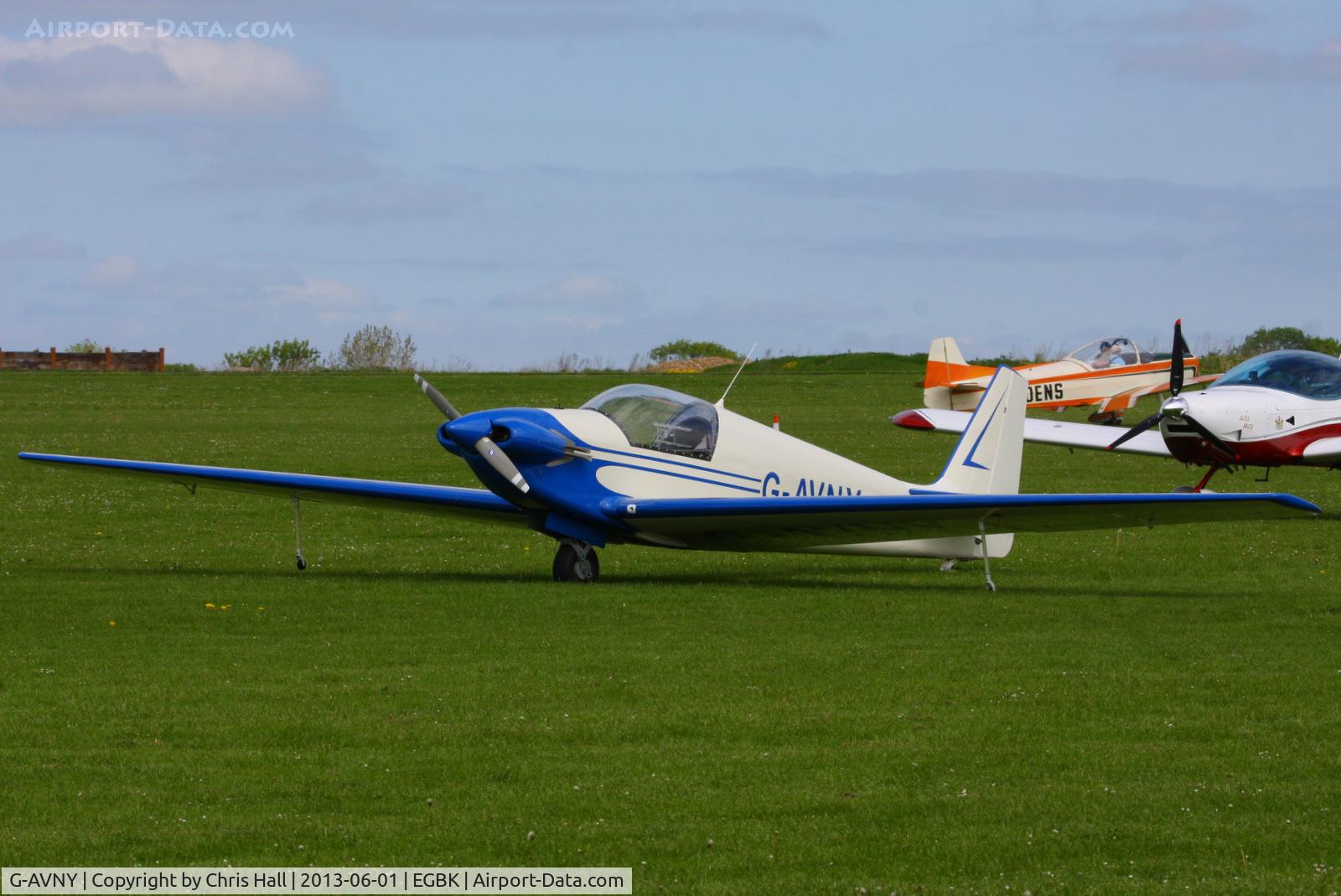 G-AVNY, 1967 Sportavia-Putzer Fournier RF-4D C/N 4029, at AeroExpo 2013