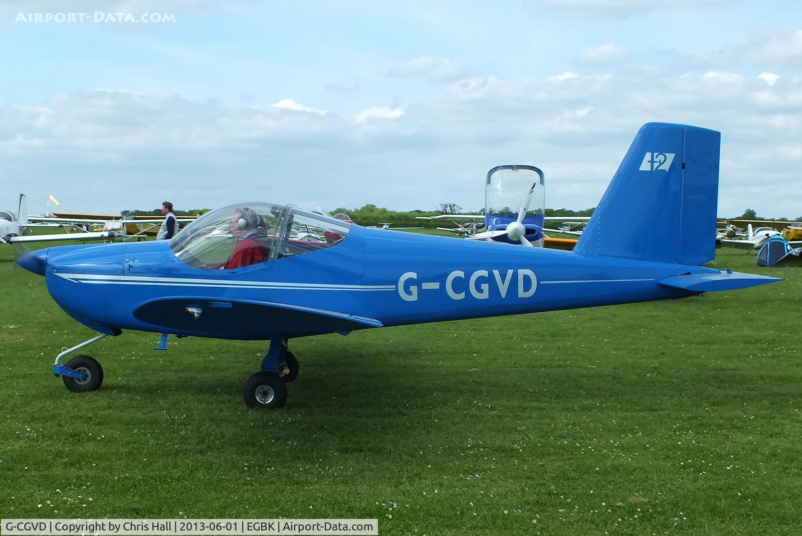 G-CGVD, 2011 Vans RV-12 C/N LAA 363-15005, at AeroExpo 2013