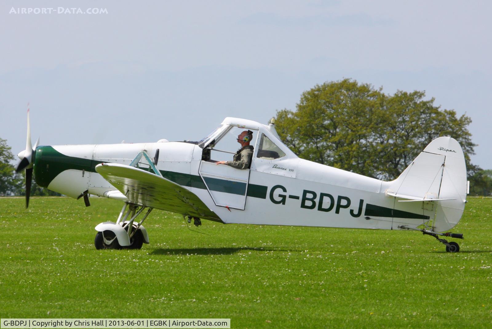 G-BDPJ, 1965 Piper PA-25-235 Pawnee C/N 25-3665, at AeroExpo 2013