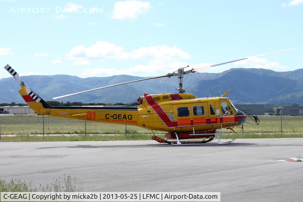 C-GEAG, 1978 Bell 205A-1 C/N 30262, Parked