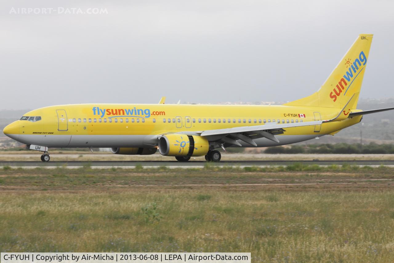 C-FYUH, 2006 Boeing 737-8K5 C/N 34689, Sunwing Airlines