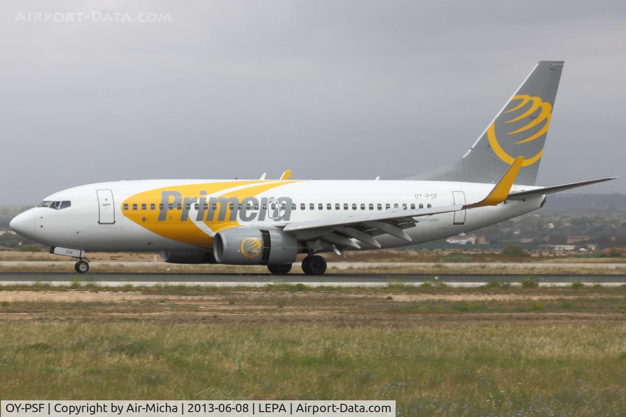 OY-PSF, 1998 Boeing 737-7Q8 C/N 28210, Primera