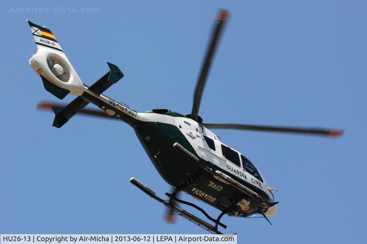 HU26-13, 2008 Eurocopter EC-135P-2+ C/N 0636, Guardia Civil