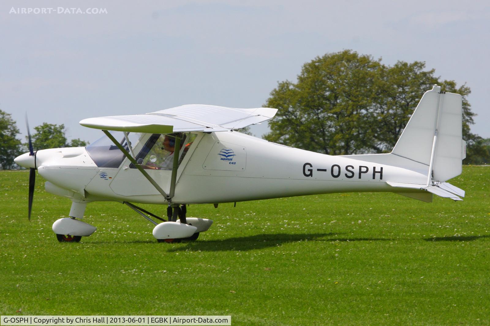 G-OSPH, 2012 Comco Ikarus C42 FB100 Bravo C/N 1205-7202, at AeroExpo 2013