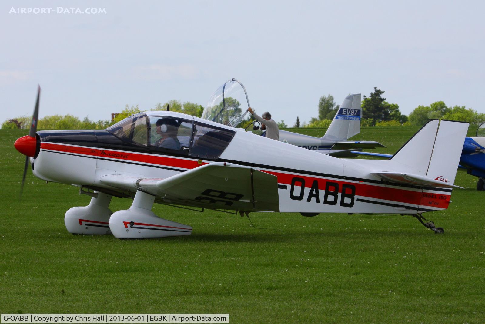 G-OABB, 1962 SAN Jodel D-150 Mascaret C/N 01, at AeroExpo 2013
