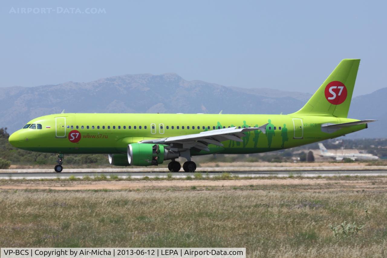 VP-BCS, 2008 Airbus A320-214 C/N 3490, S7 Airlines