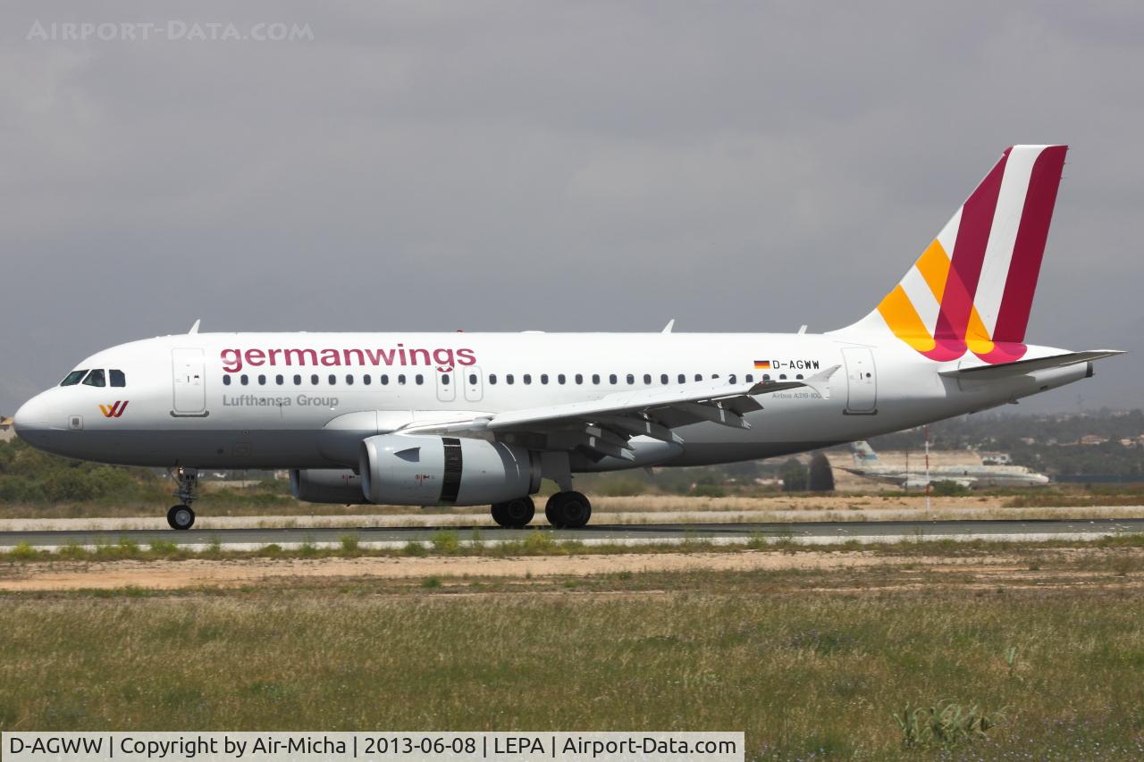 D-AGWW, 2013 Airbus A319-132 C/N 5535, Germanwings