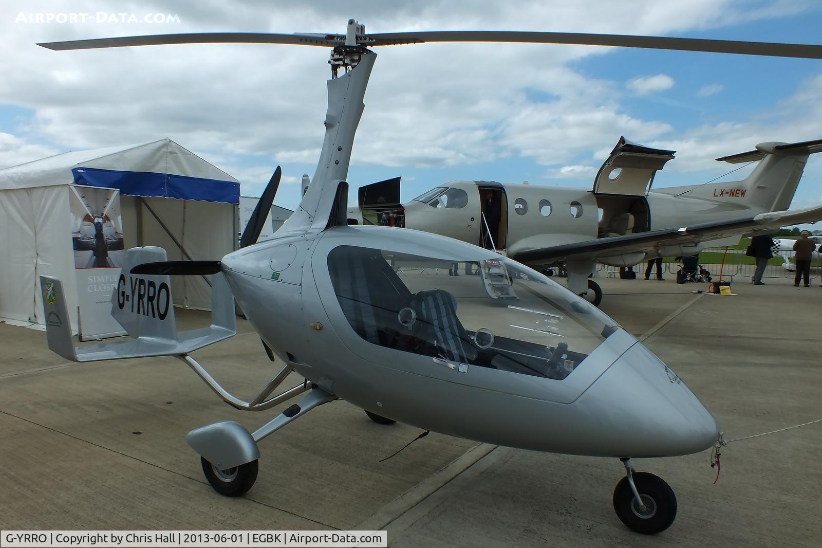 G-YRRO, 2009 Rotorsport UK Calidus C/N RSUK/CALS/002, at AeroExpo 2013