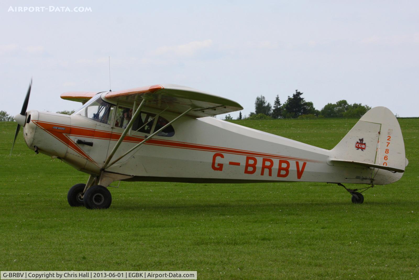 G-BRBV, 1941 Piper J-4A Cub Coupe C/N 4-1080, at AeroExpo 2013