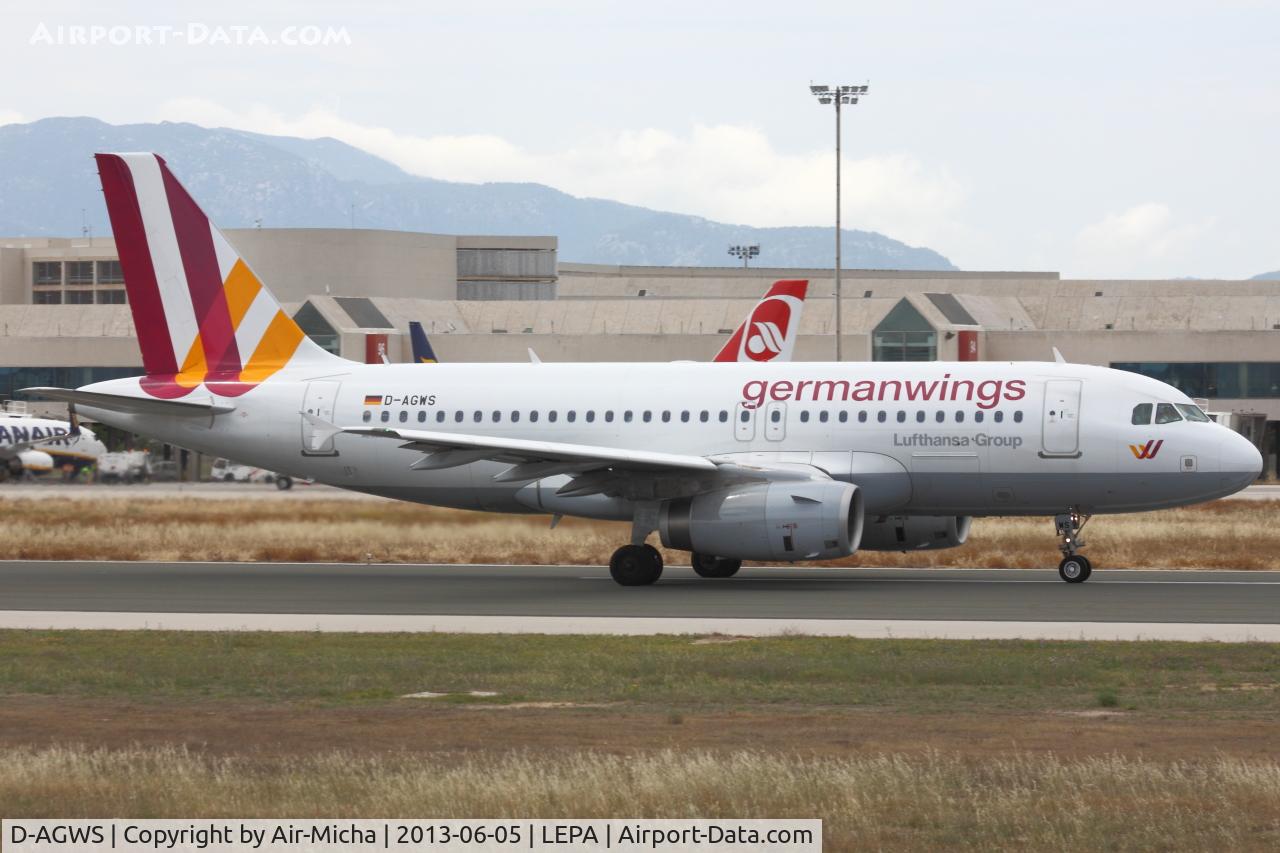 D-AGWS, 2012 Airbus A319-132 C/N 4998, Germanwings