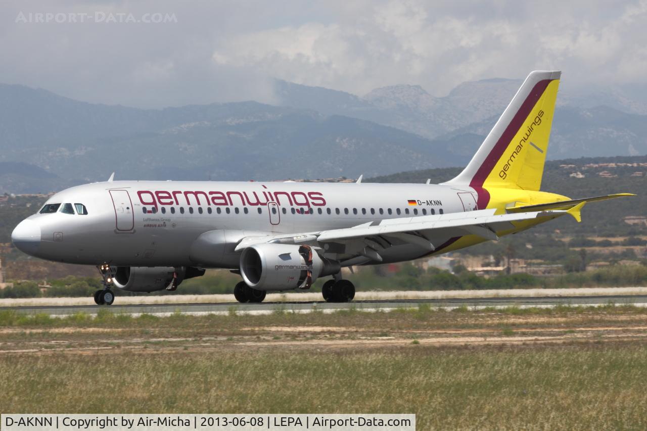 D-AKNN, 1999 Airbus A319-112 C/N 1136, Germanwings