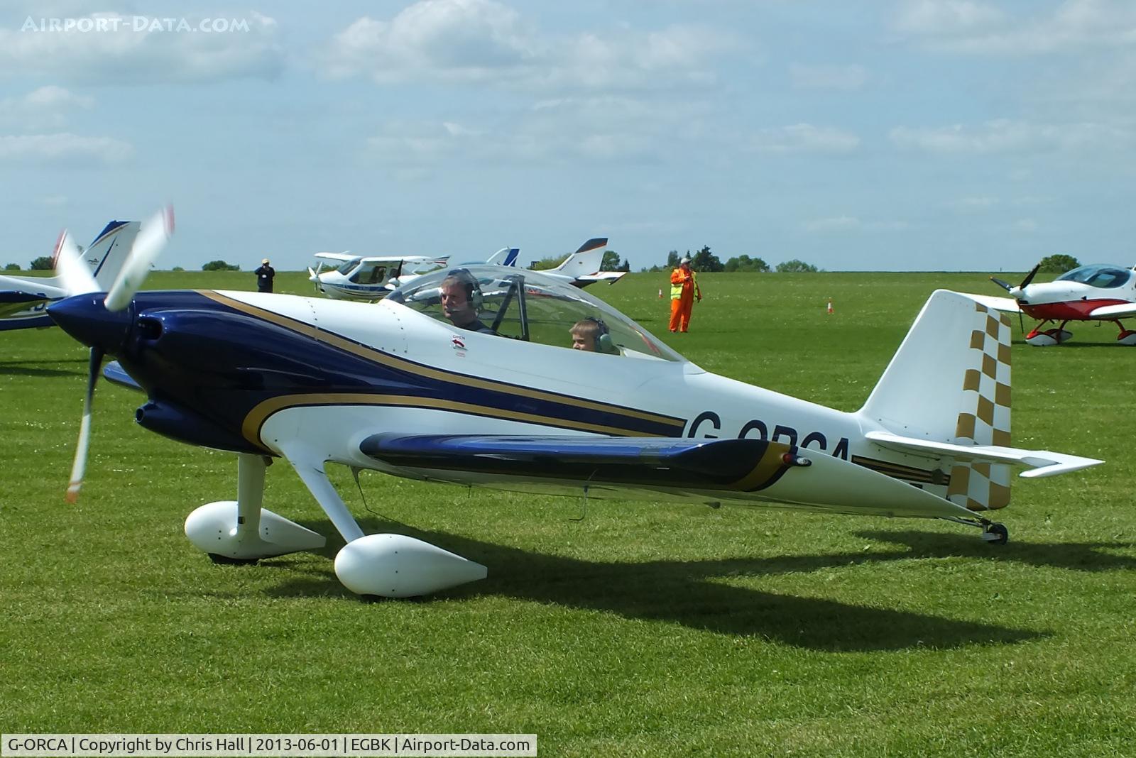 G-ORCA, 2005 Vans RV-4 C/N PFA 181-12924, at AeroExpo 2013
