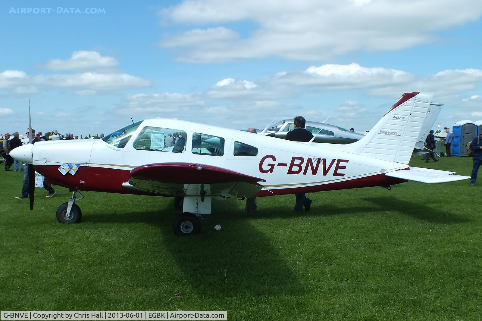 G-BNVE, 1984 Piper PA-28-181 Cherokee Archer II C/N 28-8490046, at AeroExpo 2013