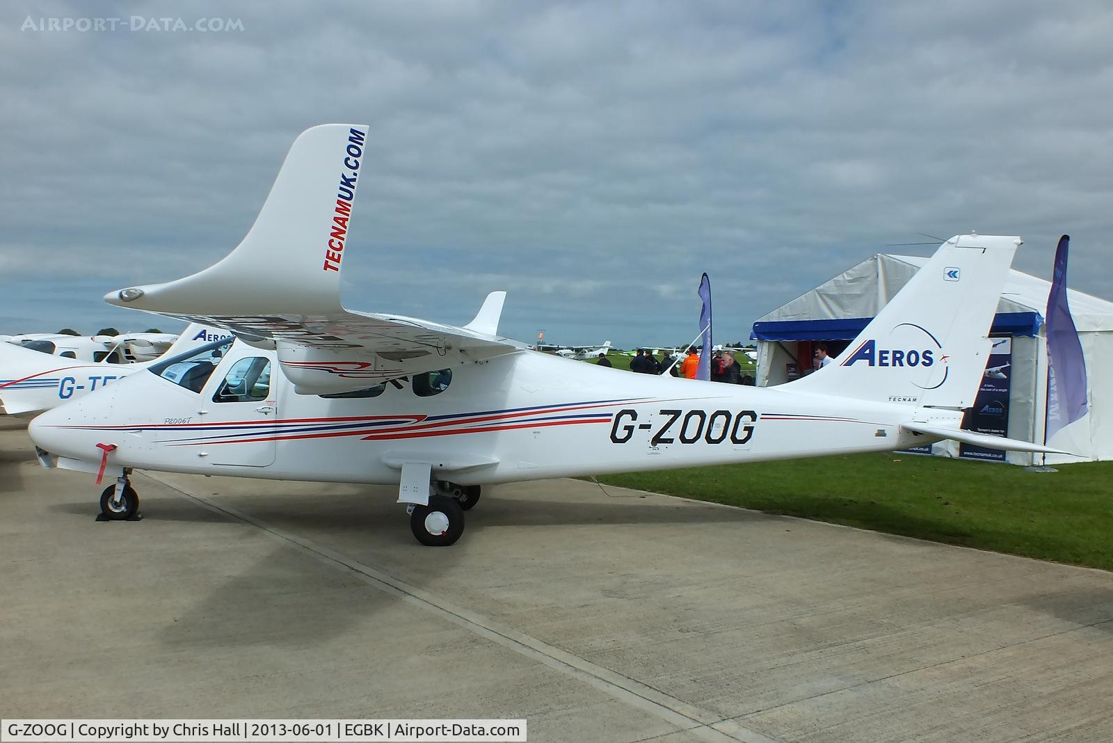 G-ZOOG, 2010 Tecnam P-2006T C/N 049, at AeroExpo 2013