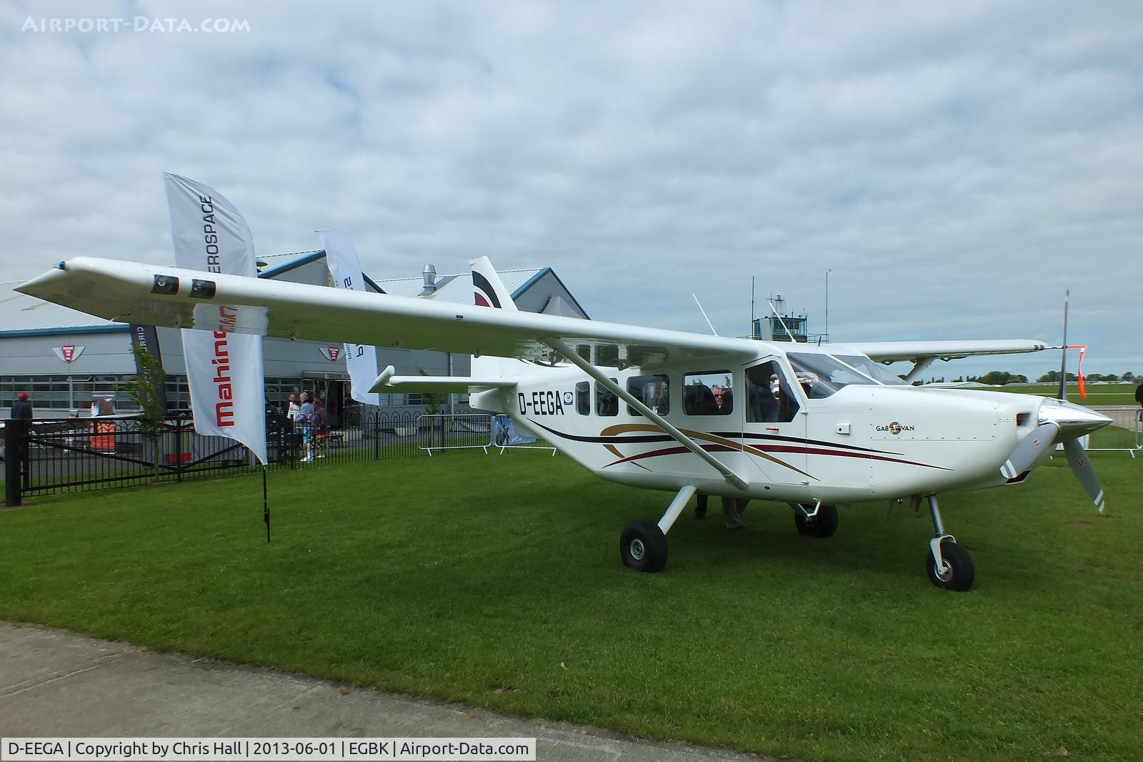 D-EEGA, 2012 Gippsland GA-8-TC320 Airvan C/N GA8-TC320-12-188, at AeroExpo 2013