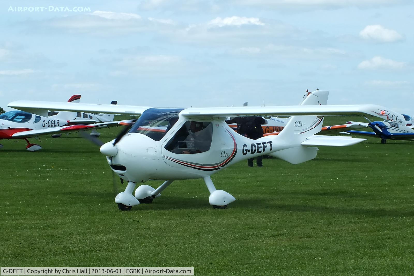 G-DEFT, 2007 Flight Design CTSW C/N 8313, at AeroExpo 2013