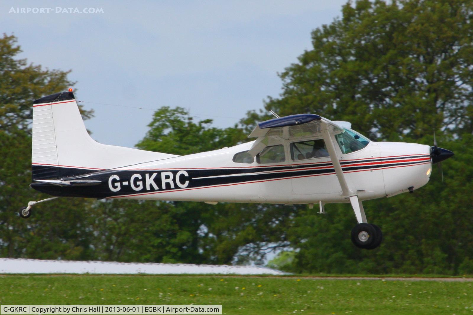 G-GKRC, 1976 Cessna 180K Skywagon C/N 18052799, at AeroExpo 2013