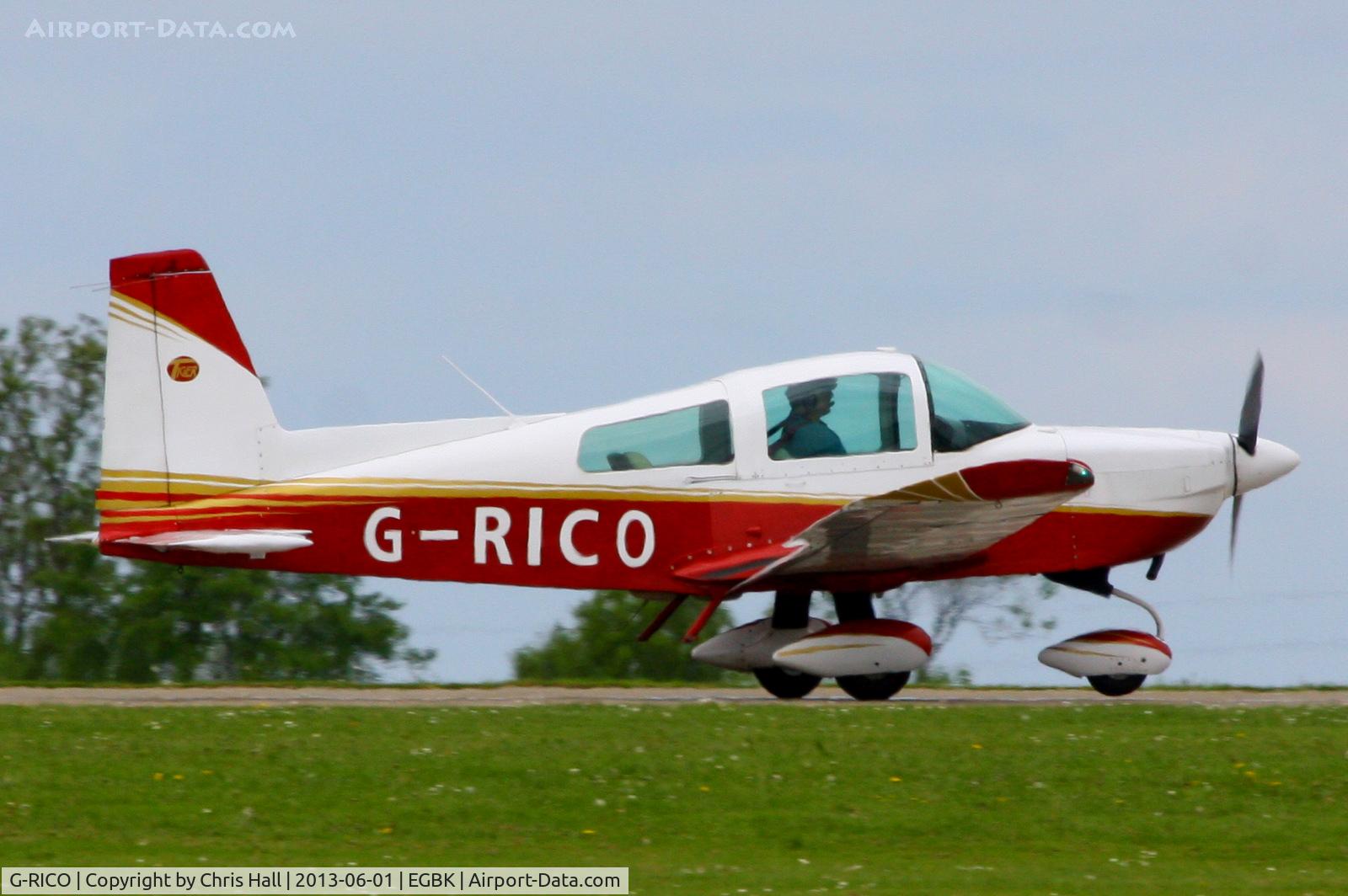 G-RICO, 1993 American General AG-5B Tiger C/N 10162, at AeroExpo 2013
