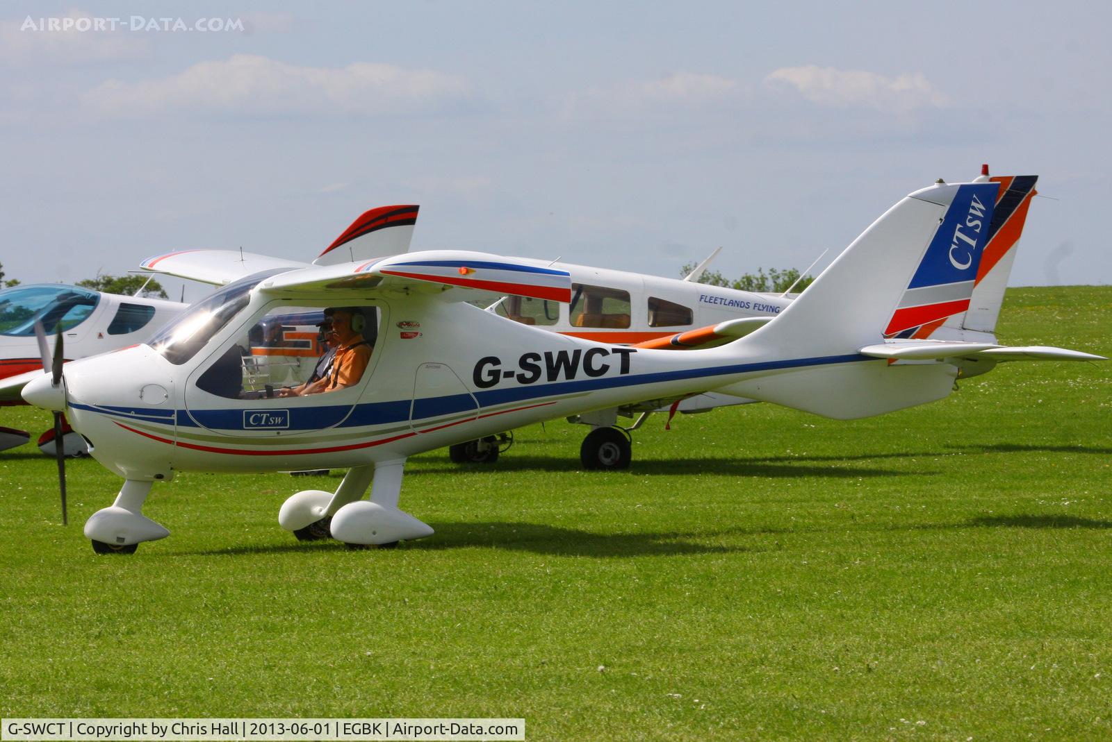 G-SWCT, 2008 Flight Design CTSW C/N 07.11.05, at AeroExpo 2013