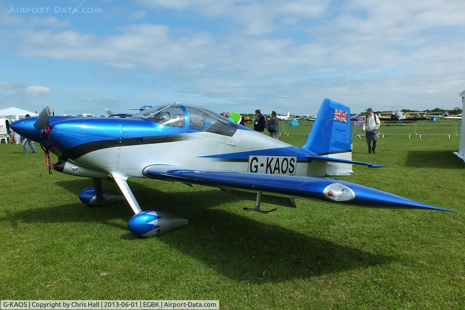 G-KAOS, 2003 Vans RV-7 C/N PFA 323-13956, at AeroExpo 2013