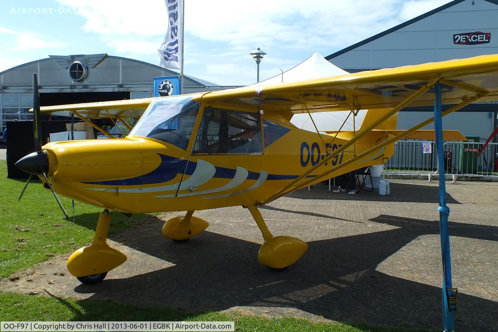 OO-F97, 2008 Lambert Mission M106 C/N 0003, at AeroExpo 2013