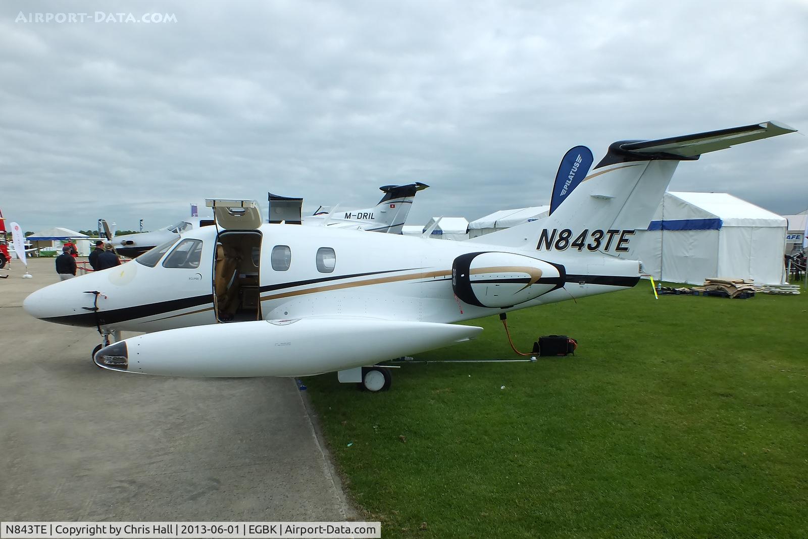 N843TE, 2007 Eclipse Aviation Corp EA500 C/N 000072, at AeroExpo 2013