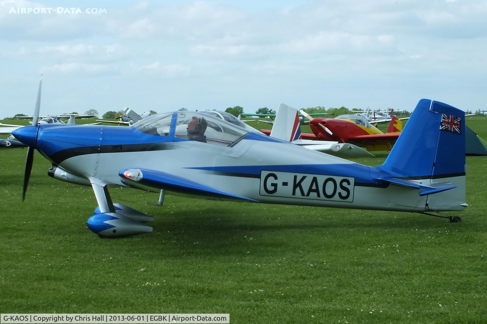 G-KAOS, 2003 Vans RV-7 C/N PFA 323-13956, at AeroExpo 2013