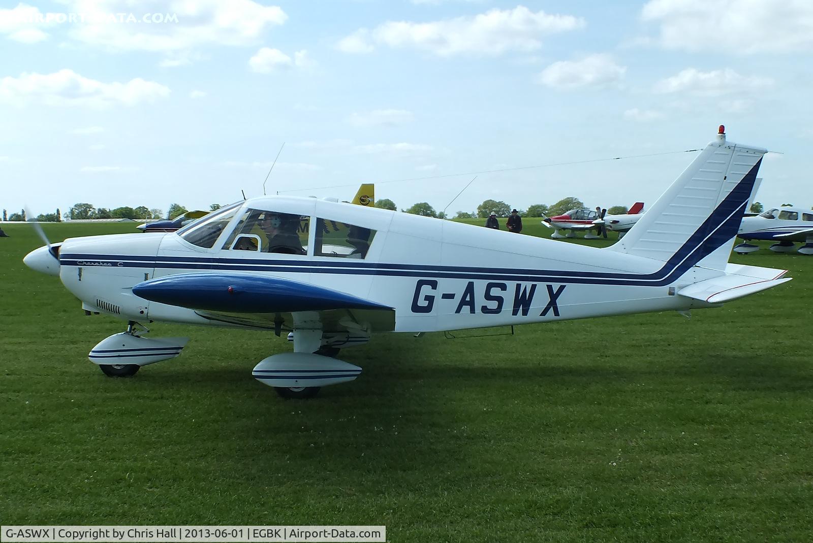 G-ASWX, 1964 Piper PA-28-180 Cherokee C/N 28-1932, at AeroExpo 2013