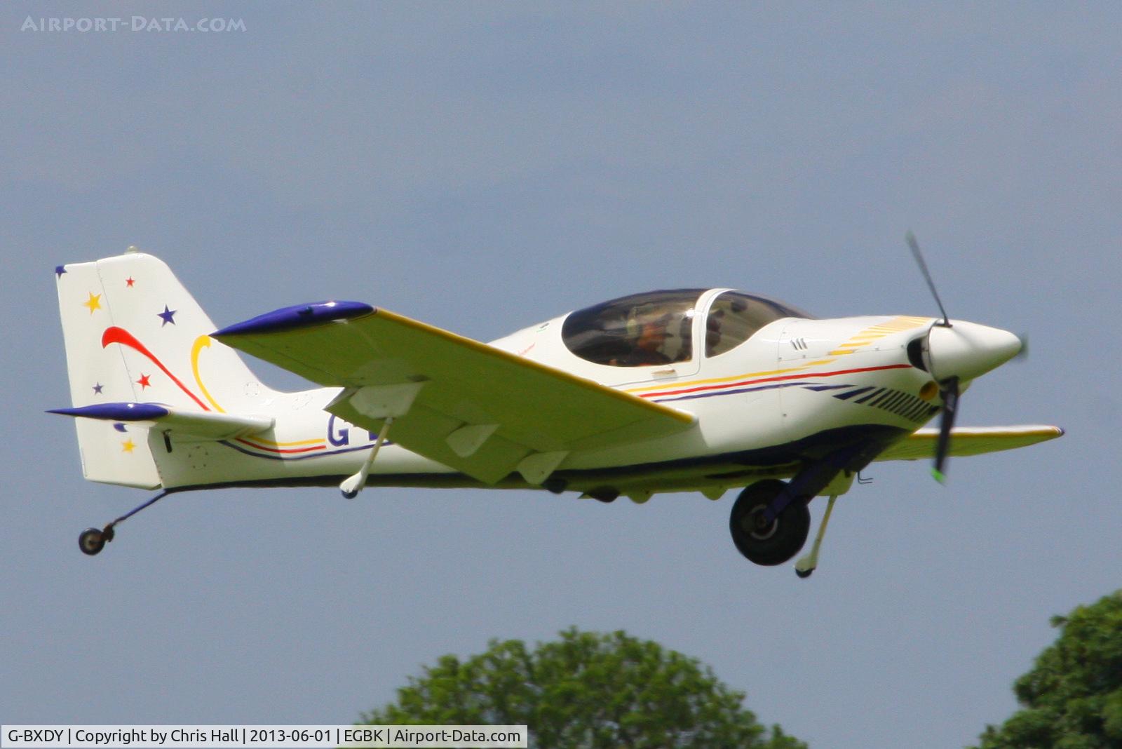 G-BXDY, 1997 Europa Monowheel C/N PFA 247-12914, at AeroExpo 2013