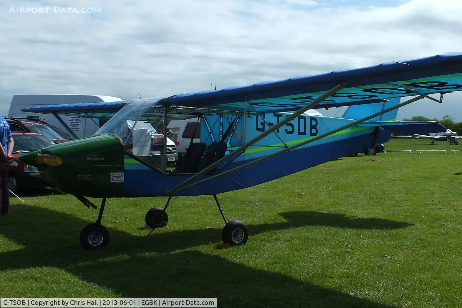 G-TSOB, 2005 Rans S-6ES Coyote II C/N PFA 204-14066, at AeroExpo 2013