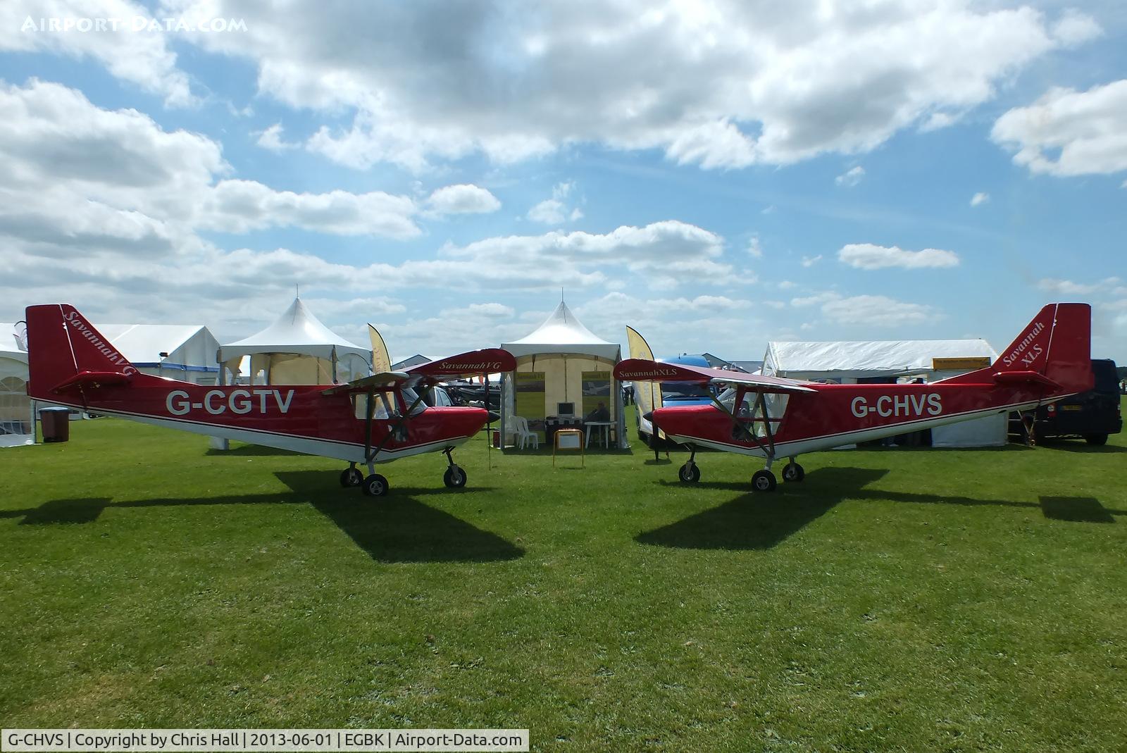 G-CHVS, 2013 ICP MXP-740 Savannah XLS Jabiru(1) C/N BMAA/HB/602, with G-CGTV Savannah VG Jabiru(1)