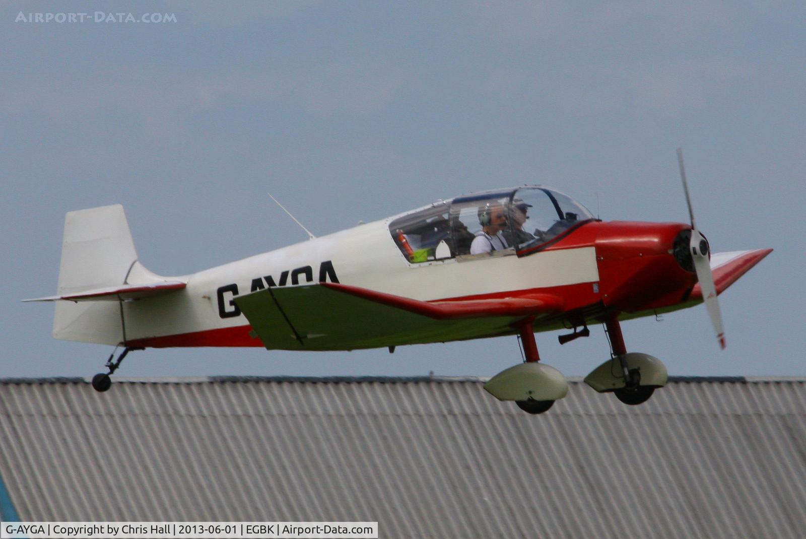 G-AYGA, 1956 SAN Jodel D-117 C/N 436, at AeroExpo 2013