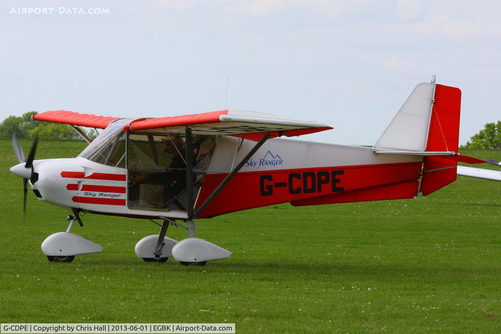 G-CDPE, 2005 Best Off Skyranger 912(2) C/N BMAA/HB/432, at AeroExpo 2013