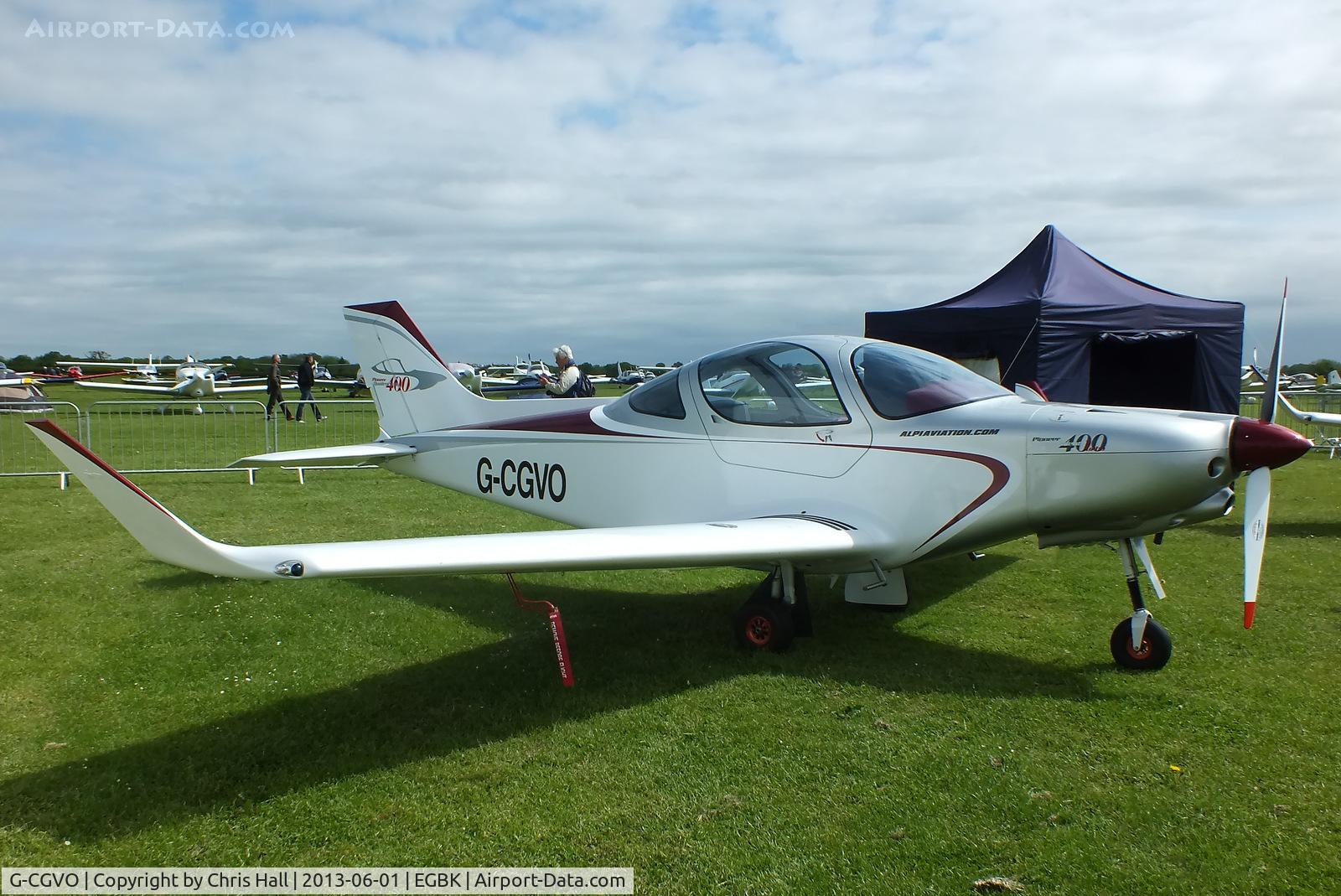G-CGVO, 2011 Alpi Aviation Pioneer 400 C/N LAA 364-15006, at AeroExpo 2013