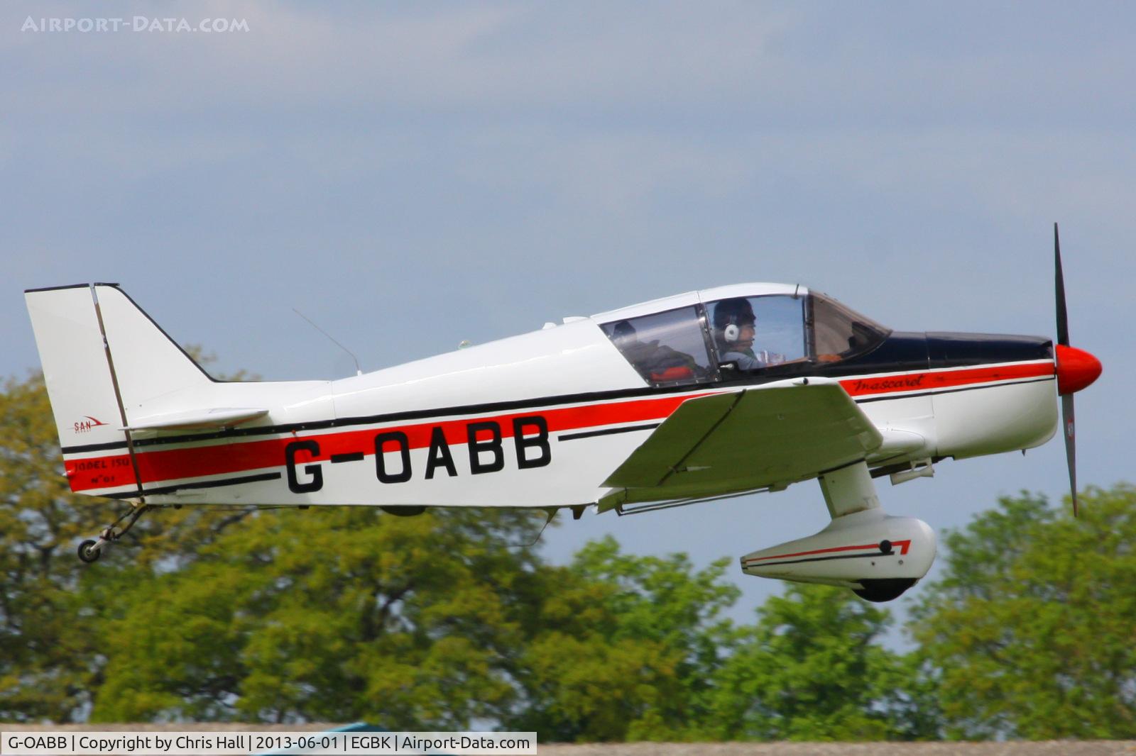 G-OABB, 1962 SAN Jodel D-150 Mascaret C/N 01, at AeroExpo 2013