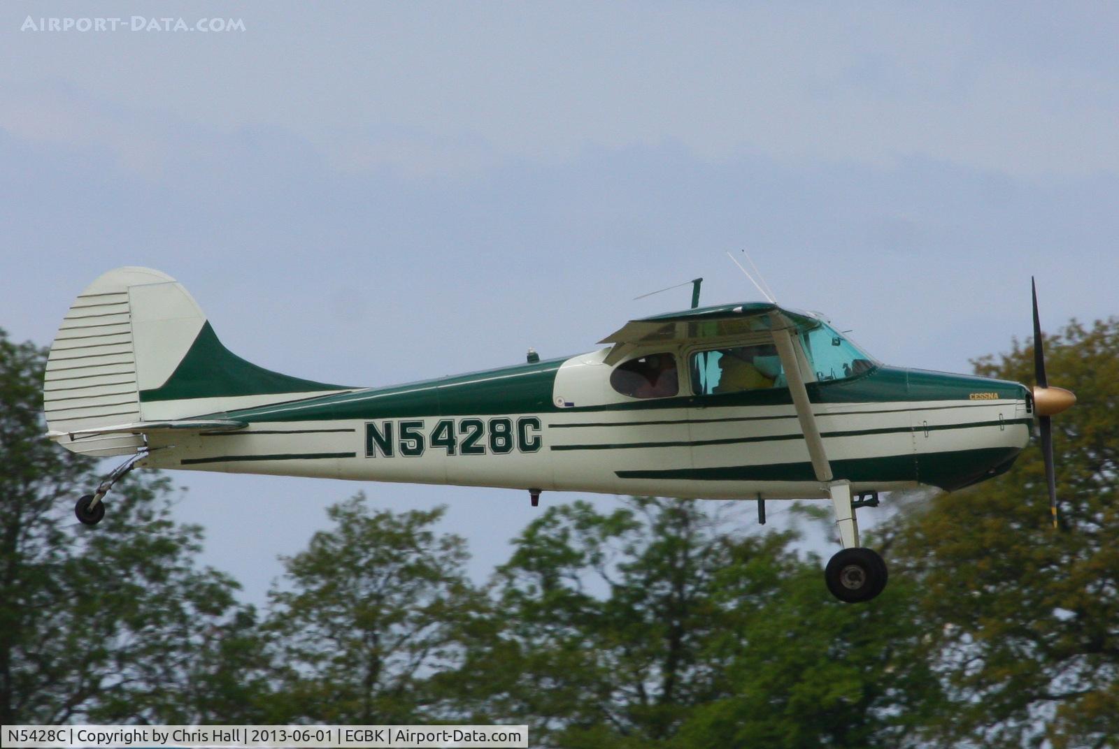 N5428C, 1950 Cessna 170 C/N 19462, at AeroExpo 2013