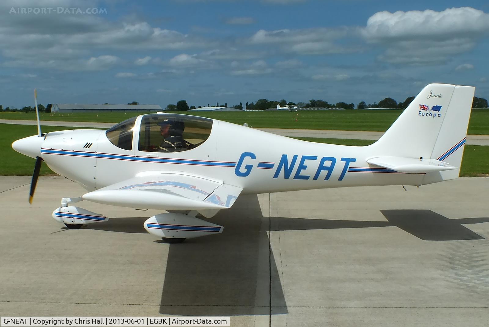G-NEAT, 1996 Europa Tri-Gear C/N PFA 247-12642, at AeroExpo 2013