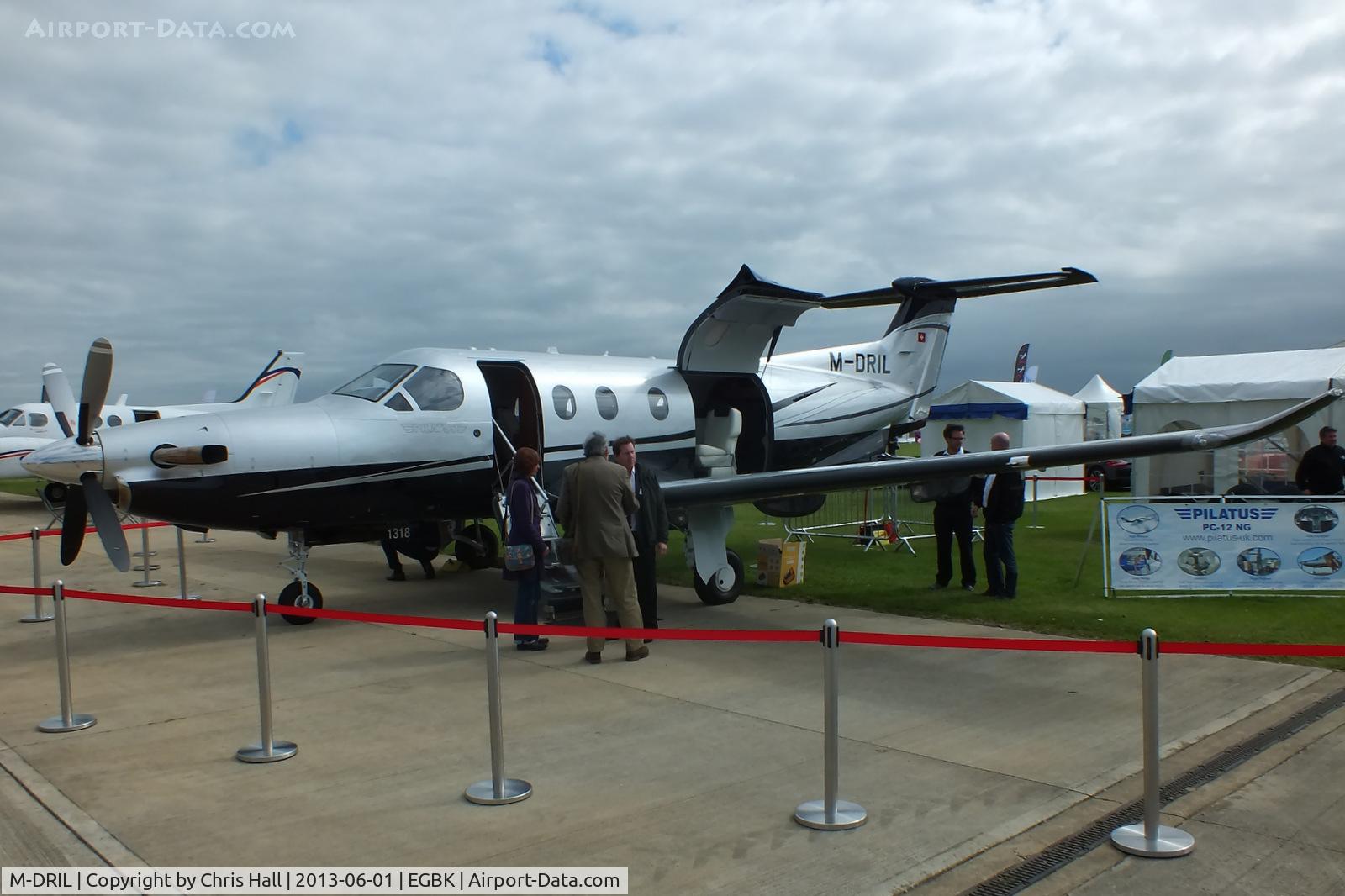 M-DRIL, 2011 Pilatus PC-12/47E C/N 1318, at AeroExpo 2013
