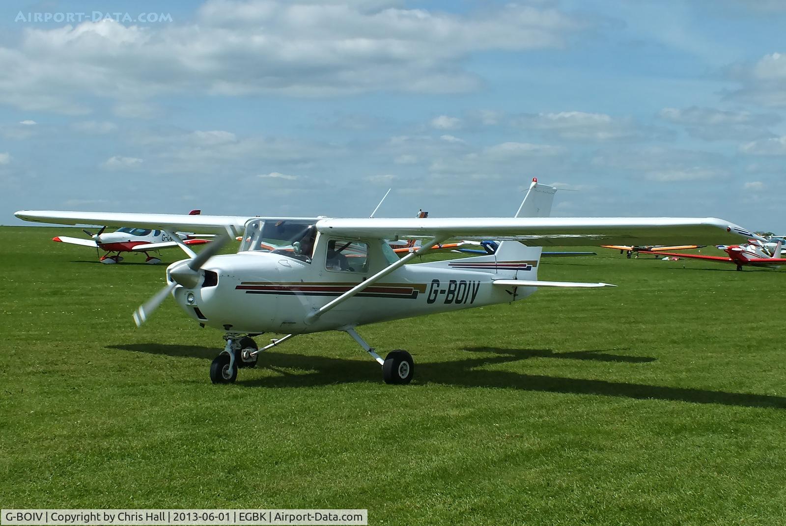 G-BOIV, 1976 Cessna 150M C/N 150-78620, at AeroExpo 2013