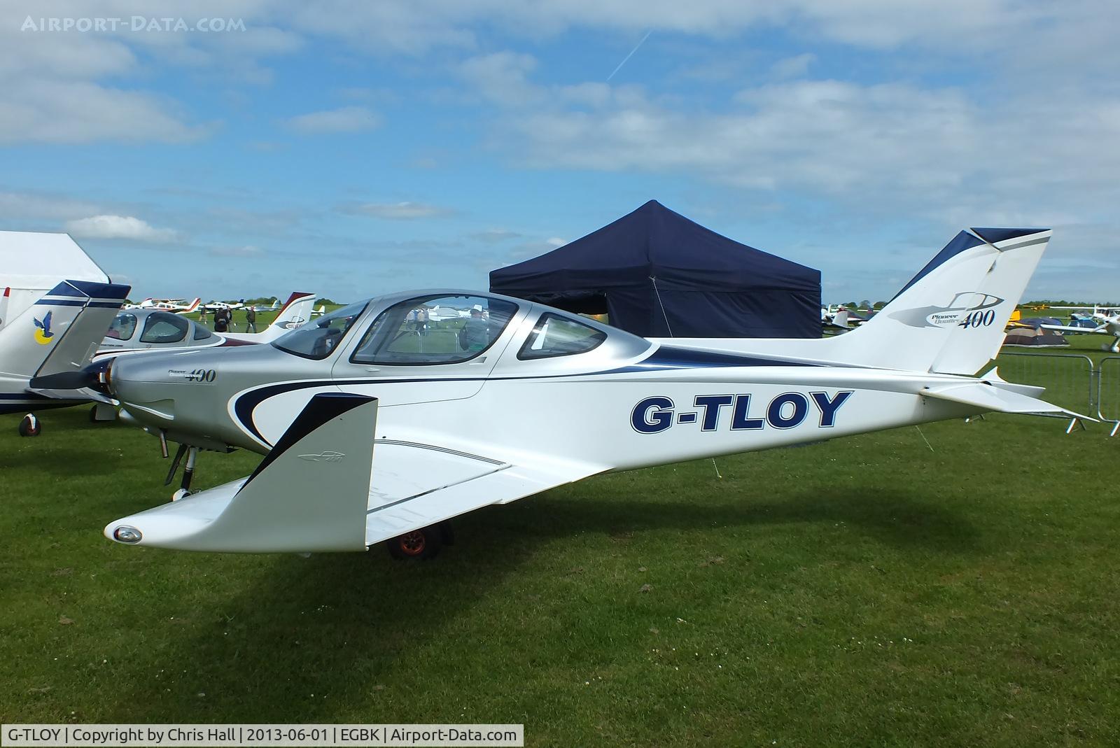 G-TLOY, 2012 Alpi Aviation Pioneer 400 C/N LAA 364-15112, at AeroExpo 2013