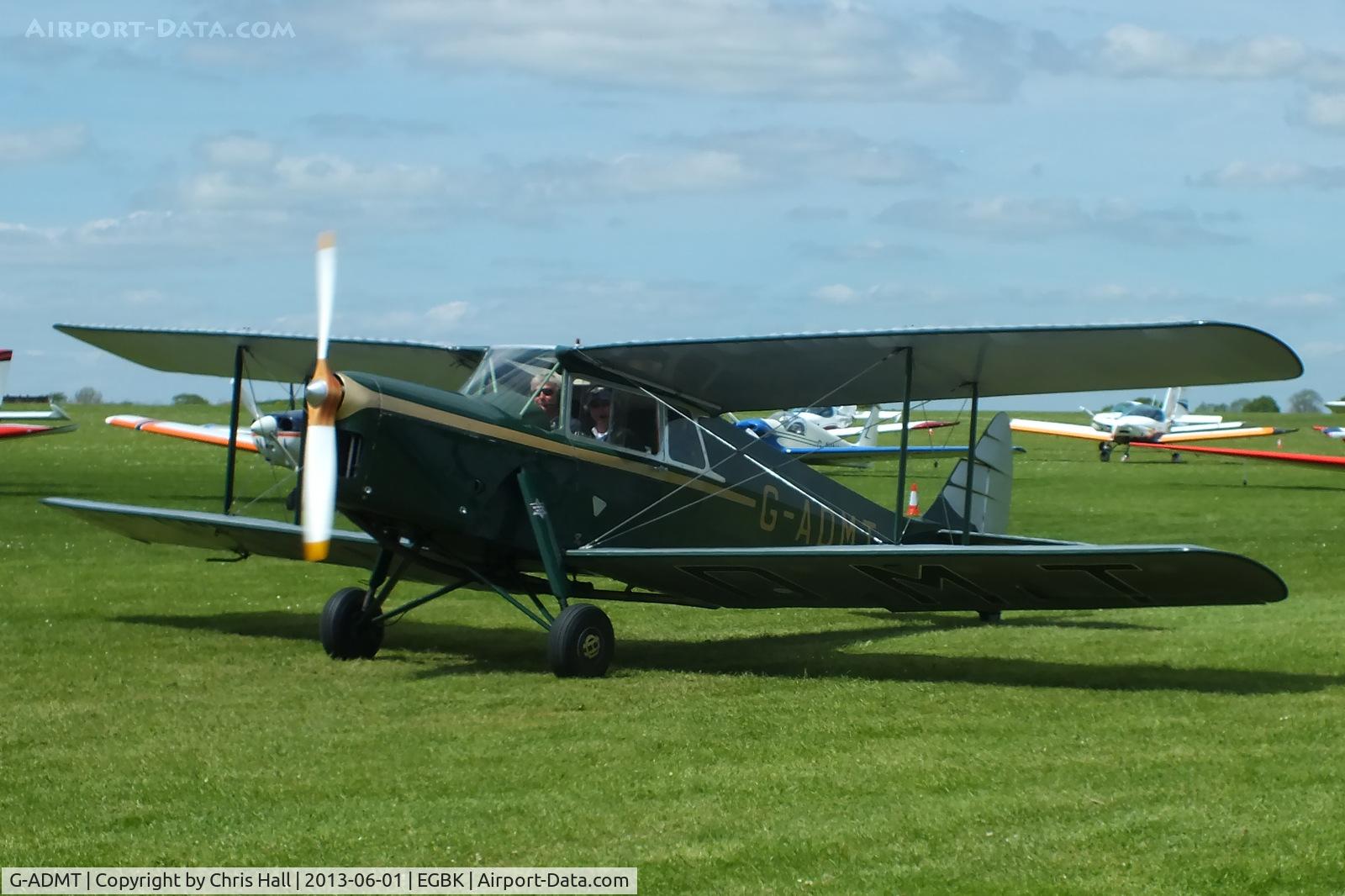 G-ADMT, 1936 De Havilland DH.87B Hornet Moth C/N 8093, at AeroExpo 2013